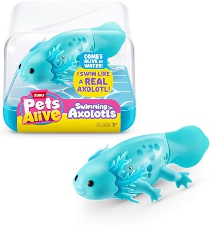 Zuru Pets Alive Yüzme Axolotl Serisi -1 Rastgele Renk