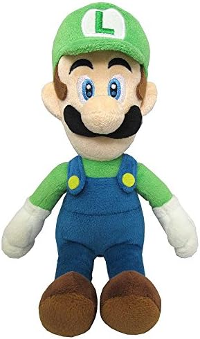 Alternative view of Super Mario AGMSM6P-01L – resmi  Nintendo Luigi pelüş figür, 20 cm, yeşil
