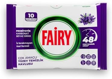 Alternative view of Çok Amaçlı Yüzey Temizlik Havlusu 10 Yaprak | Lavanta Yağlı | Beyaz Sirke & Karbonat