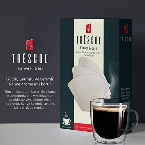 Alternative view of Trescol Kahve Filtresi, Naturel Kağıt, 4 Numara, Büyük Boy, 100'lü Paket