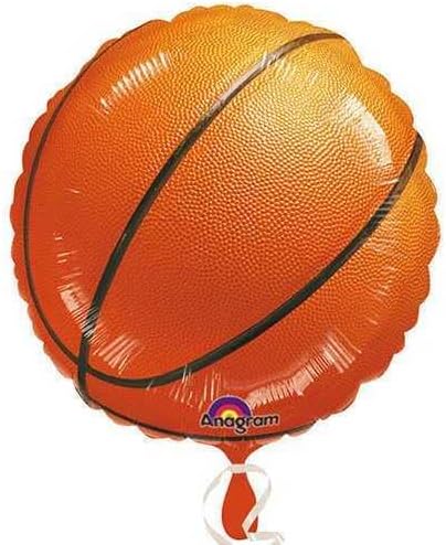 Basketbol Topu Folyo Balon 45 cm