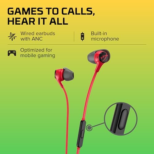 HyperX Cloud Earbuds II Kırmızı - Görsel 3