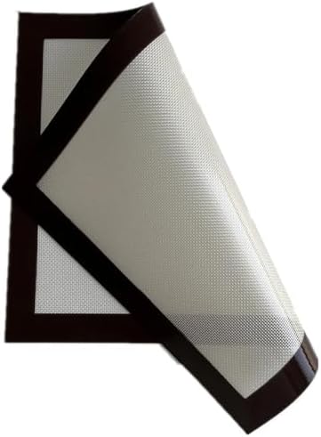 A1 Fırınlanabilir Kendinden Yağlı Silikon Pişirme Matı, Profesyonel Silpat Yanmaz Yapışmaz Yıkanabilir Silikon Pişirme Matı 30cmx40cm