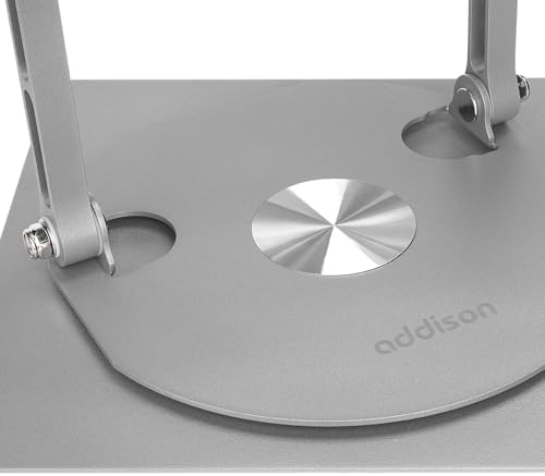 Addison AD-RC30 360 Derece Dönebilen Ayarlanabilir Çelik/Alüminyum + Kaymaz Silikon Ped Metal Laptop Stand