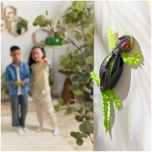 HEX BOTS - WALLCRAWLER Gecko: Lagarto GECO Duvar Tırmanıcısı - Şarj Edilebilir Uzaktan Kumanda Robotu - 6070281-4 Yıl Hediye + - Çocuk Oyuncakları 4 Yaş + - Görsel 3