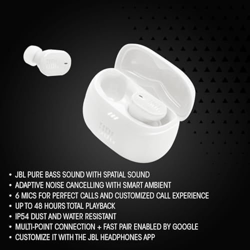 JBL Tune BUDS2 Kulakiçi TWS Kulaklık, Turkuaz