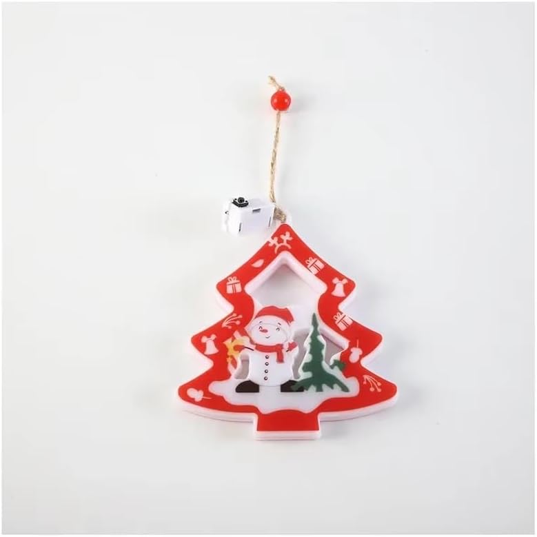 Kardan Adam Motifli 5'li Led Ağaç Dekoratif LambaYılbaşı Renkli Işıklar Asılı Işık Sahne Düzeni Rgb Aydınlatma Zinciri Noel Süsleri - Görsel 2