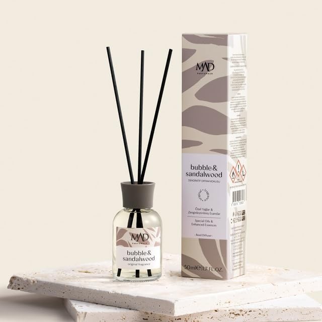 Alternative view of Mad Bubble & Sandal Ortam Kokusu – Çikolata, Lavanta ve Sandal Ağacı ile Tatlı, Ferah-Bambu Çubuklu 50 Ml