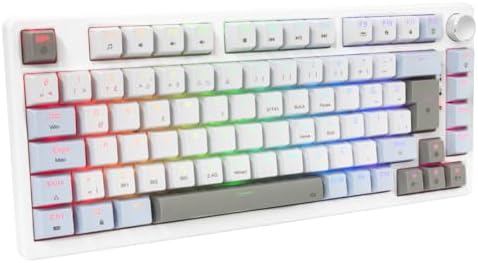 Gravion VEXOR RGB Mekanik Gaming Oyuncu Klavyesi 82 Tuş | 3 Mod (Bluetooth + 2.4G + Kablolu) | Huano Brown Kahverengi Switch Linear | 2000mAh Batarya | Anti-Ghosting Kompakt%75 Hot Swap - Görsel 3