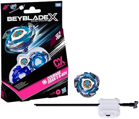 Alternative view of Bey Blade X Courage Dran S 6-60V CX Başlangıç Paketi Seti, Saldırı Tipi Üst ve Başlatıcı; Otantik Takara Tomy Battle Top Oyunları, Erkek ve Kız Çocukları için Oyuncaklar 8+