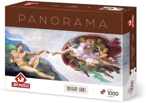 Ademin Yaratılışı 1000 Parça Panorama Puzzle - Görsel 3