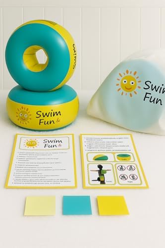 Swim Fun Çocuk Yüzme Kolluğu, Extra Güvenlikli İçi Dolgulu, Bebek Yüzme Kolluğu, Deniz Kolluk, Havuz Kolluk, PU Malzeme