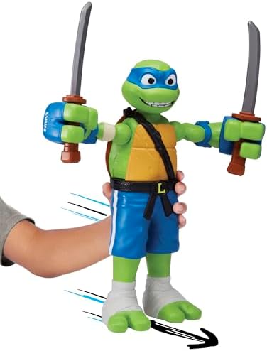 Alternative view of Teenage Mutant Ninja Turtles Giant Roll N Punch Leonardo. Güçlü Delme Eylemini Serbest Bırakın! Her Yaştan TMNT Hayranları için 12 İnç Ölçekli Figür!