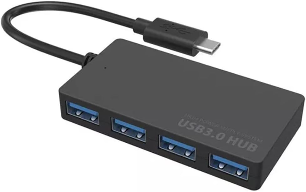 Type-C To 4 Port Usb 3.0 Hub İnce Tasarım 5Gbps Yüksek Hızlı Super Speed Type-C Çıkışlı USB 3.0 Girişli Çoklayıcı Çoğaltıcı Çevirici Adaptör
