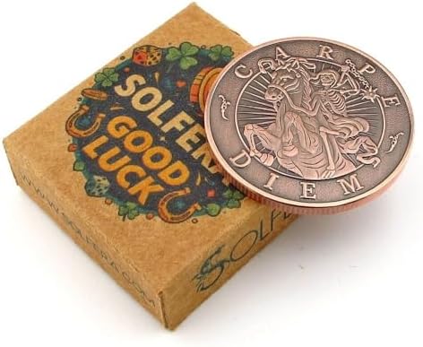 Memento Mori Carpediem Felsefe Ölümü Hatırla Stoa Şans Coin Metal Para Cp091