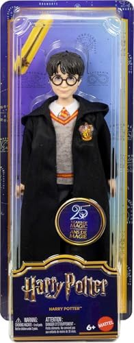 Mattel Harry Potter oyuncakları, çıkarılabilir karakteristik Hogwarts üniforması ve asasıyla birlikte filmden ilham alan Harry Potter figürü, JGM18 - Görsel 3