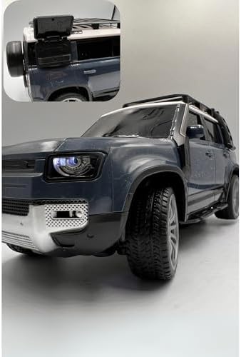 /Oyuncak Uzaktan Kumandalı Şarjlı Full Fonksiyon Defender Model 27 Mhz Gerçekçi Tasarım Drift Atan Jeeep Araç (Mavi) - Görsel 3