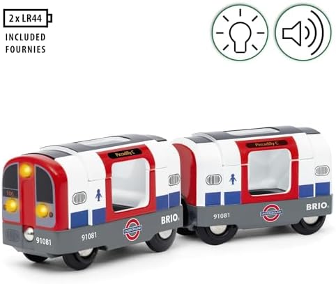 Alternative view of Londra Metro Treni Oyuncak | sesler ve ışıklar özellikleri, karakterleri içerir, dünya setleriyle uyumlu, ikonik Londra tüp tasarımı, 3 yaş ve üzeri