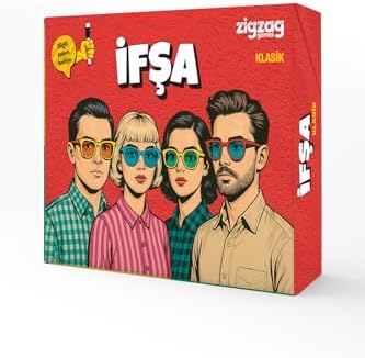 Alternative view of Zigzag Games İfşa Klasik Kutu Oyunu, 64 Kartlı, Kalem Hediyeli, 12+ Yaş, Arkadaş Grubu için