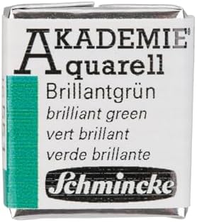 Akademie Aquarell Yarım Tablet Sulu Boya 551 Brilliant Green