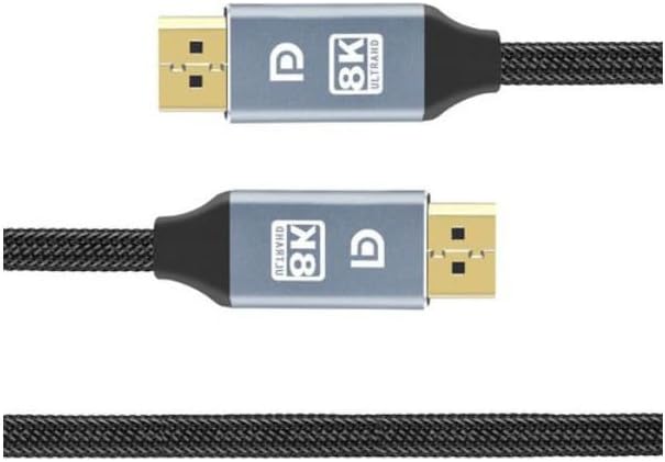 Alternative view of 1.5 Metre 8K DisplayPort Kablosu DP 1.4V, 8K 240Hz UHD, 7680x4320P, Projeksiyon İçin Yüksek Hızda Bağlantı, Notebook, TV, Game Box ve Projeksiyon Cihazı Uyumlu | ZR832 (1.5 Metre)