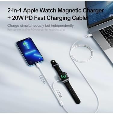 Alternative view of S-İW005 Type-C Apple Watch Uyumlu 2in1 Manyetik Şarj