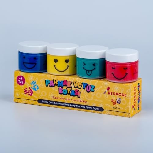 Alternative view of Süper Yıkanabilir Parmak Boyası 4x60 gr