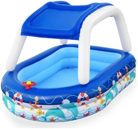 Alternative view of 7' x 61" x 52"/2.13m x 1.55m x 1.32m Sea Captain Family Pool