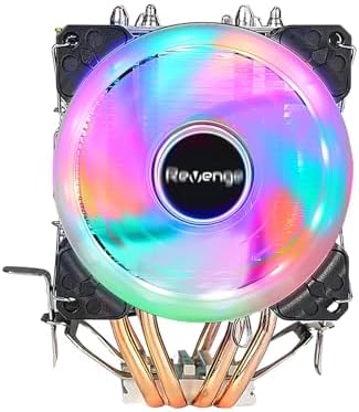 Cold Frost Rainbow Fanlı Intel AMD Uyumlu Bakır Borulu CPU Soğutucu İşlemci Fanı (Cold Frost 602)