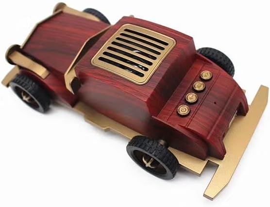 Retro Klasik Araba Şekilli Kablosuz Bluetooth Hoparlör – 1500mAh Şarjlı, BT/TF/USB Destekli, 5W Güç Çıkışı, 10m Menzil, Telefon Standlı Dekoratif Müzik Hoparlörü | B2 - Görsel 3