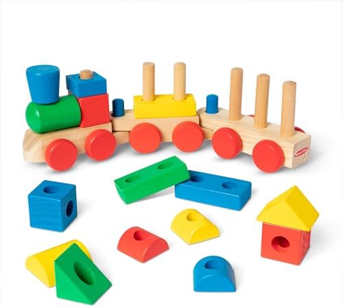 Melissa & Doug Ahşap Tren, 18 Parça (10572) - Görsel 3