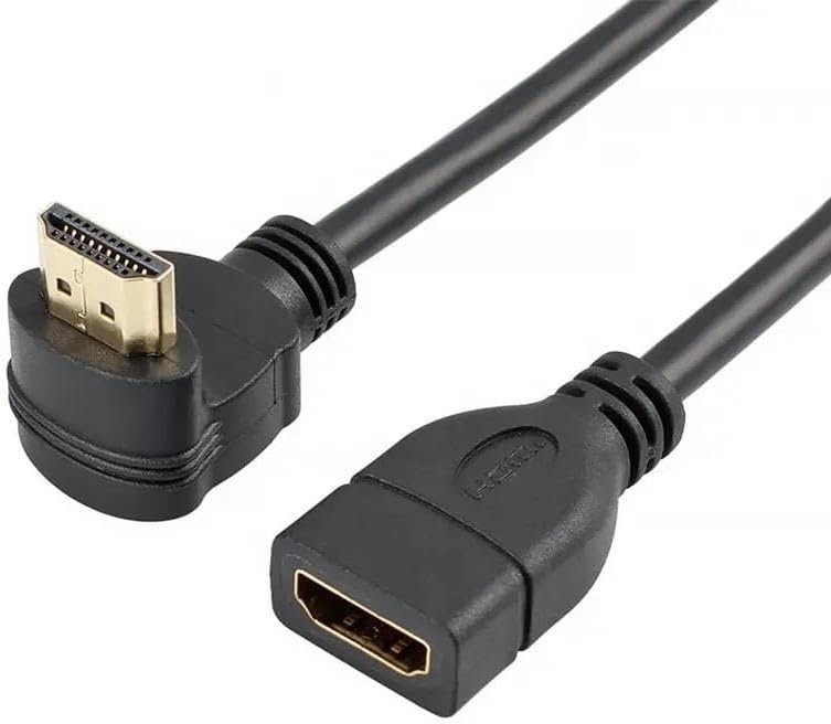 PX-4667 Hdmi Dişi Erkek Uzatma, 1 Metre 90 Derece HDMI Uzatma Kablosu HDMI Uzatma, L Tip HDMI Uzatma, 1 Metre HDMI uzatma - Görsel 3