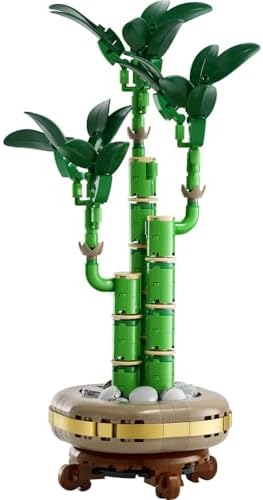 Alternative view of Şans Bambusu 10344 – Yetişkinler için Bambu Sapları, Çakıl Taşları ve Ahşap Efektli Saksı İçeren Sevgililer Günü'ne Özel Dekoratif Bitki Modeli Yapım Seti (325 Parça)