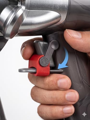 Alternative view of V6, V7, V8, V10, V11, V15 ile Uyumlu Tetik Kilidi, Güç Düğmesi Kilidi, Kırmızı, 32mm