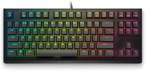 Alternative view of Alienware Tenkeyless AW420K oyun klavyesi