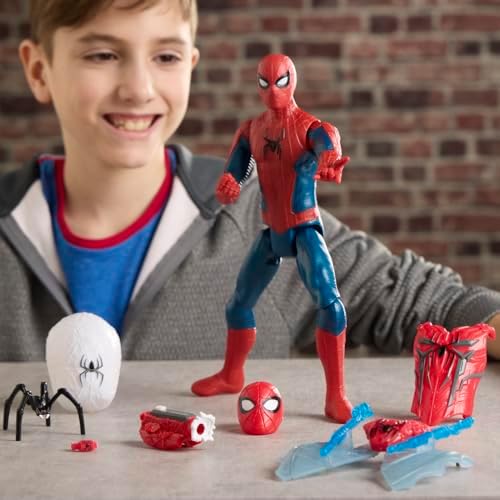 Spider-Man: Yepyeni Bir Gün Titan Serisi Eşsiz Ağ Atıcı Aksiyon Figürü, 29,2 cm Süper Kahraman Oyuncakları ve Figürleri, 4 Yaş ve Üzeri - Görsel 2