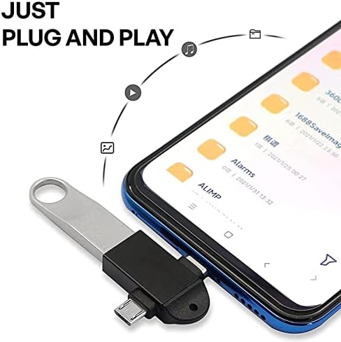 Alternative view of 6549 Micro USB Type-C 3 In 1 Dönüştürücü Çevirici Adaptör Otg USB 3.0 Girişli Type-C - Micro USB Dönüştürücü Aparat