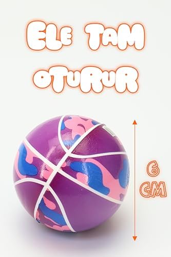 Alternative view of 3 Adet Stres Topu PU Eğitici Avuç Güçlendirici Kedi Oyuncağı Yumuşak No Stres Toy Ball Top 6 cm