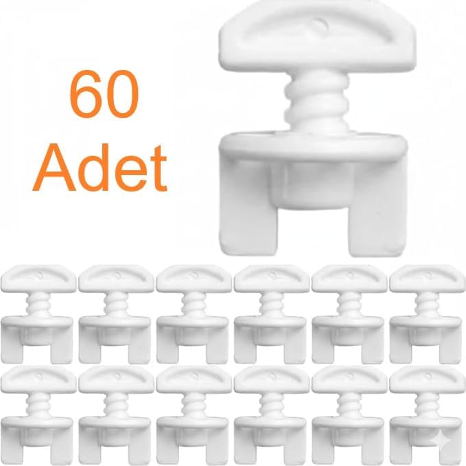 Alternative view of Smartizi (60 Adet) Perde Korniş Sonlaması Perde Stopu