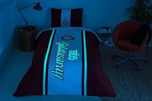 1905 Glow Standart Pamuk Nevresim Takımı, Kırmızı, Tek Kişilik