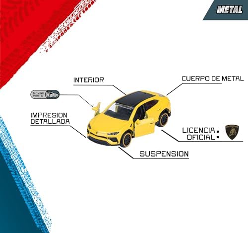 Lamborghini 5 adet araba seti, 7,5 cm, dekoratif kutu, koleksiyon, oyuncak araçlar, döküm metal resmi 3 yaşından itibaren (8502105001) - Görsel 3