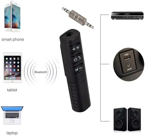 Araç Aux/Oto Teyp Aux Kablosuz Bağlantı Bluetooth Yapma Kiti - Görsel 3