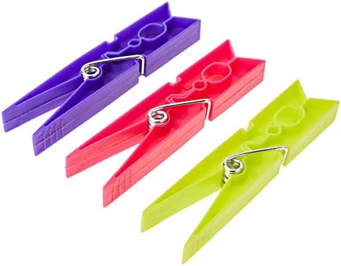 24'lü Plastik Çamaşır Mandalı Paketi, Tekli, Standart