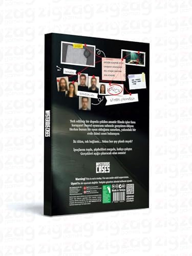 Alternative view of Cases Çifte Tuzak, Seri Katil Dosyası, Dedektif Oyunu, Bulmaca, 16+ Yaş