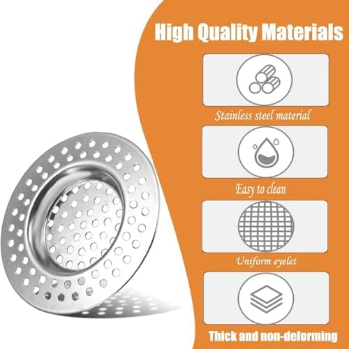 Metal Lavabo Süzgeci, 2 Adet