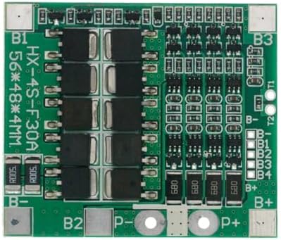 4S 30A 14.8V Lityum 18650 Bms Batarya Pil Şarj Koruma Devresi - Görsel 3
