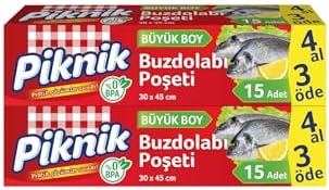 Alternative view of Piknik Buzdolabı Poşeti 4Al3Öde Büyük 15'Lİ