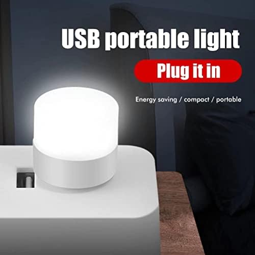 Alternative view of Mini USB LED Işık, 1W Enerji Tasarruflu, Gece Aydınlatma, Rehber Gece Lambası, Kitap Okuma Lambası Işığı, Küçük Yuvarlak Işıklar (6 ADET)