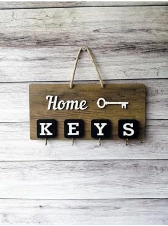 Alternative view of Home Keys El Yapımı Ahşap Anahtar Askısı, Elbise Askısı, Askılık Pano Anahtarlık