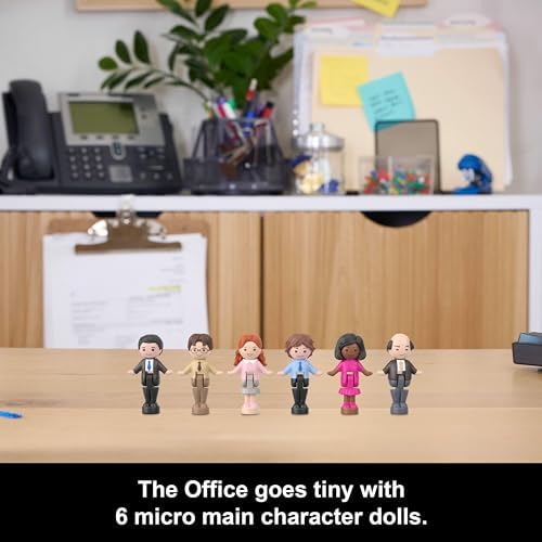 Alternative view of Polly Pocket ve The Office mini oyun seti, 6 karakter figürü ve 9 aksesuar, koleksiyona uygun Partnership oyuncağı, kupa bardak şeklinde, JCC19